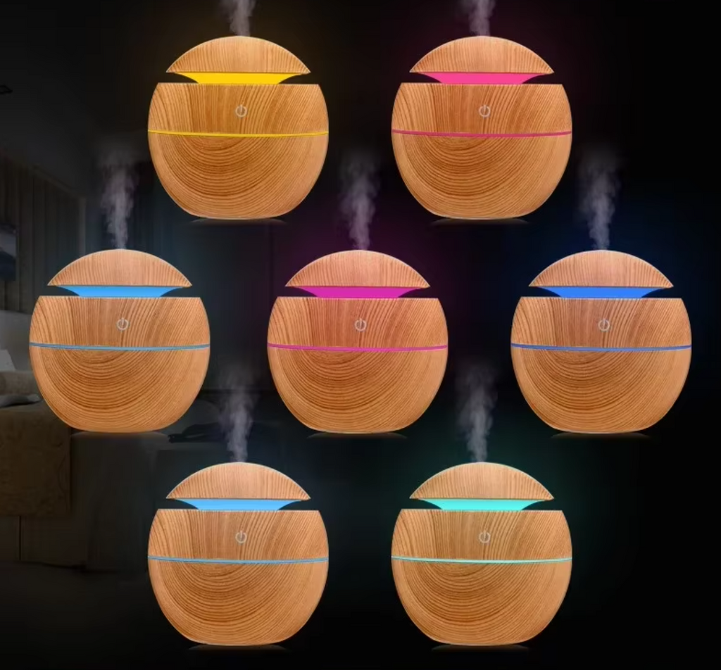 Diffuseur Zen Aura — Brume aromatique & lumière d’ambiance