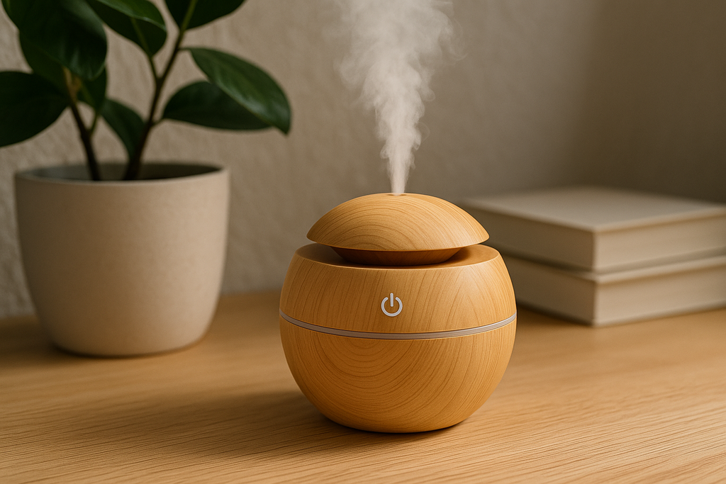 Diffuseur Zen Aura — Brume aromatique & lumière d’ambiance