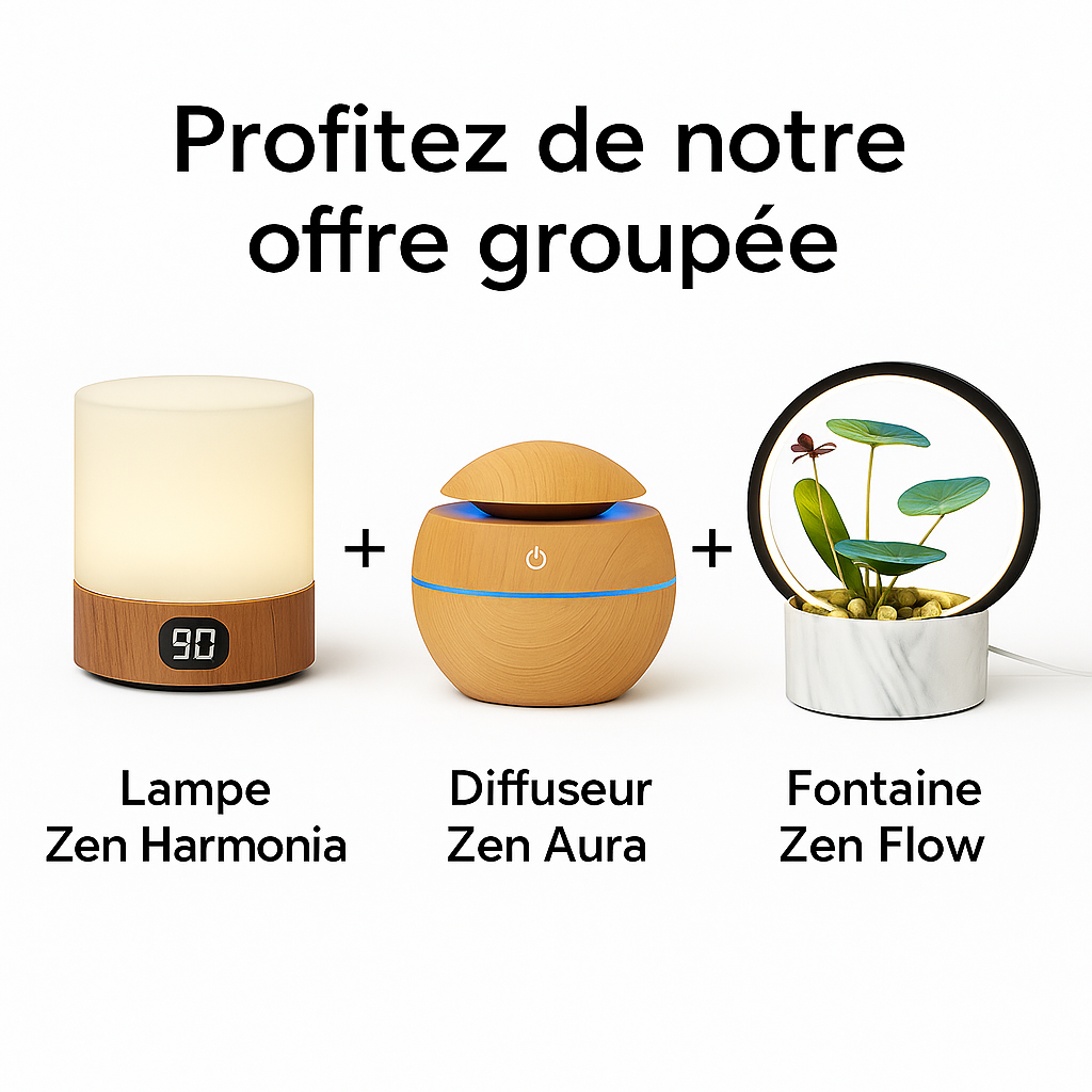 🪷 PACK ZEN HARMONIA – L’EXPÉRIENCE COMPLÈTE